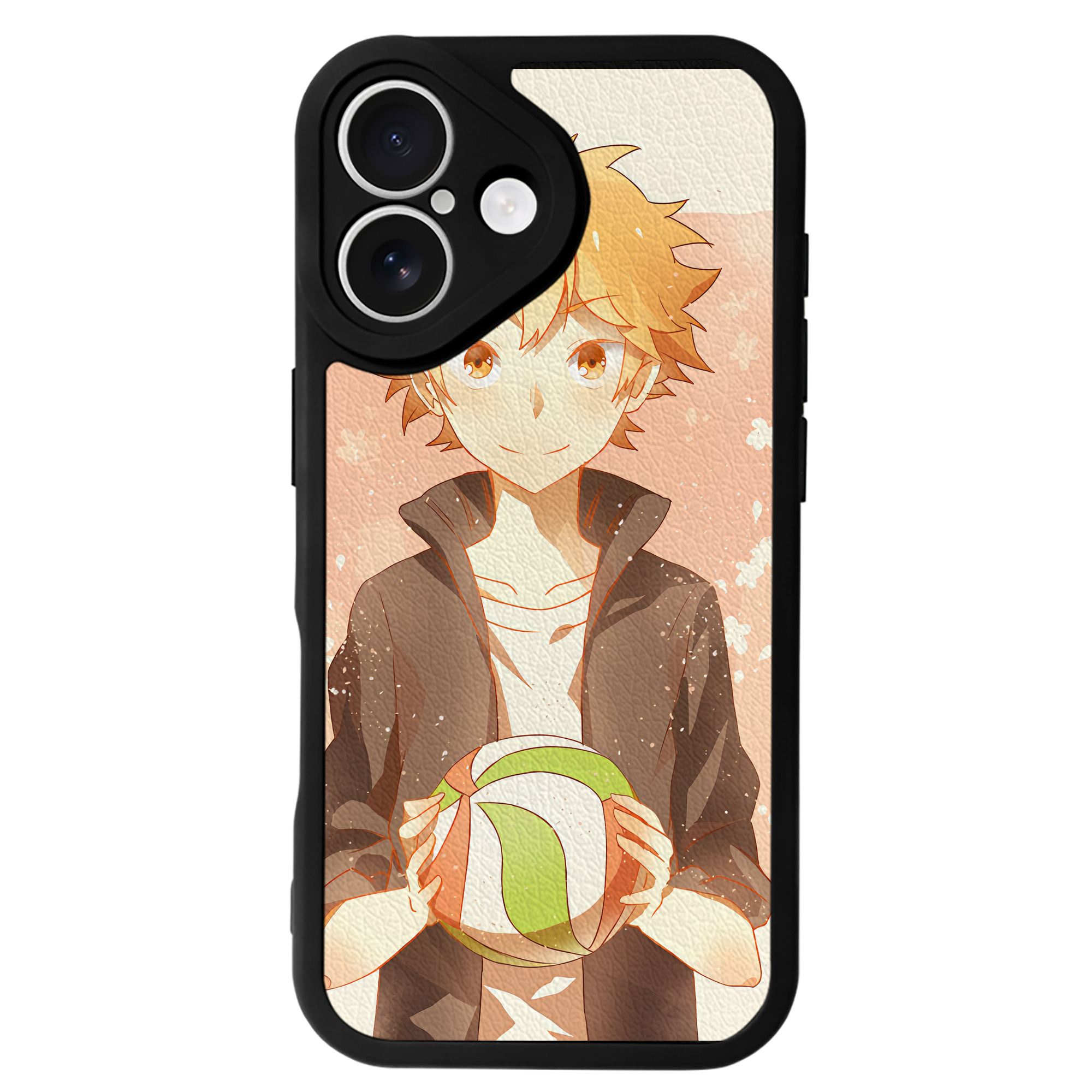 （画像用） ハイキュー!! Haikyu!! 【iPhone 16シリーズ対応】シリコンスマホケース（レザー調） 材質：シリコン